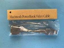 VINTAGE APPLE MACINTOSH POWERBOOK VIDEO CABLE 590-0831-A