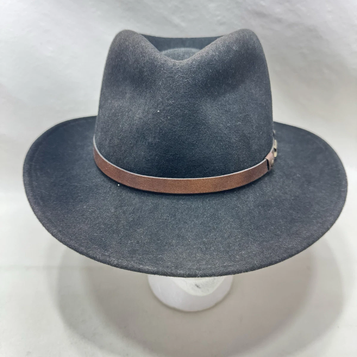 Vintage Golden Gate Hat & Cap Co. Black 100% Wool Western “Bolero”Hat, Size XL Cowboy Hat 100% Wool Hats for Women for sale | eBay main image 2
