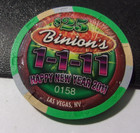 BINION'S HOTEL CASINO (LTD #0158) $25 casino gaming poker chip - Las Vegas, NV — photo 1