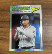 Topps Heritage 2026 Refractor Josh Naylor Mariners #129 Baseball Card