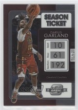 2021-22 Panini Contenders Optic Season Ticket Darius Garland #42 dq2