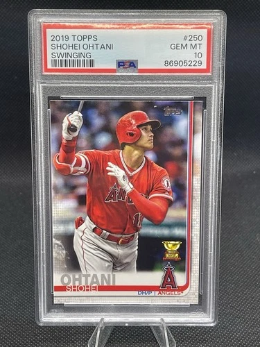 2019 Topps - Shohei Ohtani #250 Swinging PSA 10
