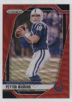 2024 Panini Prizm Red Wave Prizm 98/149 Peyton Manning #126 HOF g2u