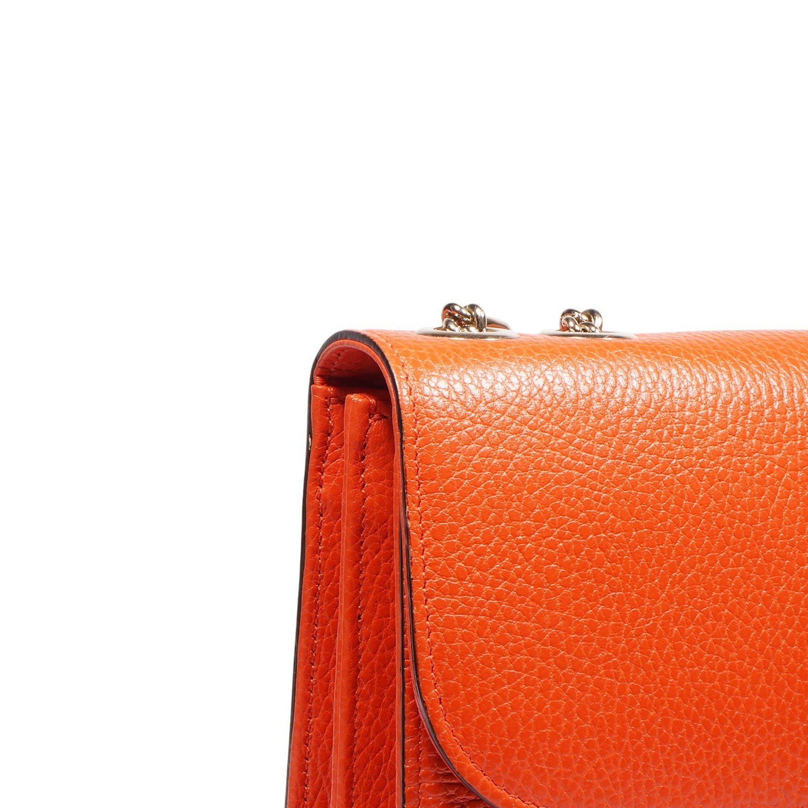 Gucci 510303 Interlocking Medium Orange Shoulder … - image 4