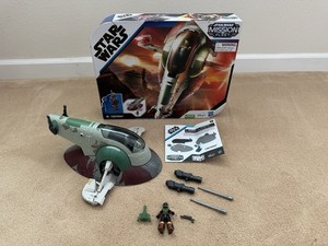 Star Wars Mission Fleet Firespray With Boba Fett - Used - Complete!