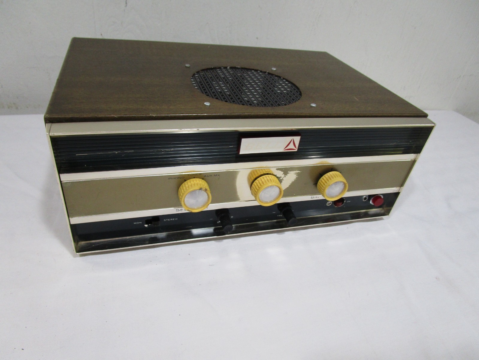 Bell Sound Model 2418 Stereo Tube Integrated Amp for Repair - Works ------ Cool!