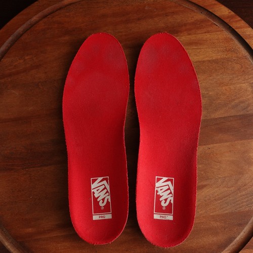 Vans Replacement Insoles Mens Shoe Size 13 Red 12" Length Comfort Preowned