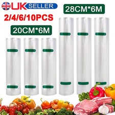 6M Vacuum Food Sealer Bags Rolls Vacum Sealer Dry Wet Pack Machine/Food Bags UK