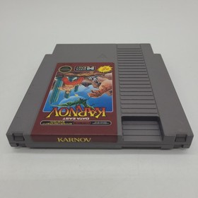 Data East Karnov Nintendo Nes Authentic Cartridge With Manual & Sleeve Tested 