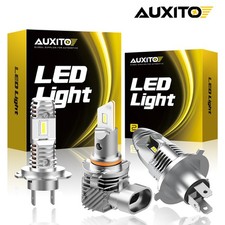 AUXITO 9005 HB3 LED Headlight Super Bright Bulbs Kit White 50000LM High/Low Beam