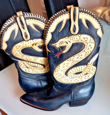 Cristobal Romero Vintage Cowboystiefel Handma...