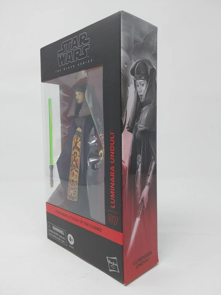 Figura Hasbro Black Series Star Wars Attack of the Clones Luminara Unduli 6" Foto 3 de 4