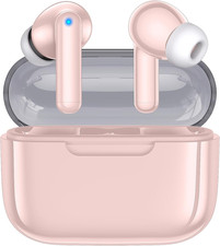 Wireless Earbuds, Bluetooth 5.3 in Ear Buds Light Weight Headphones - Pink