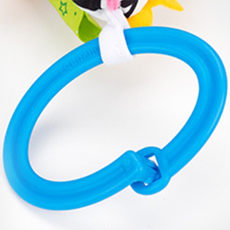 High Contrast Black White Stroller Toy For Early Education Easy To Use