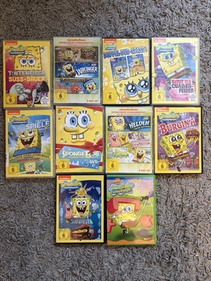 Spongebob Schwammkopf DVD 10 DVDS Deutsch Tv Serie Nickelodeon Kinder