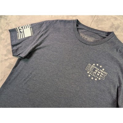 Til Valhalla Project Elite Member T Shirt Mens Large Blue Model The Change TVP