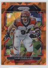 2021 Panini Prizm Orange Ice Prizm Sam Hubbard #277 1pz4