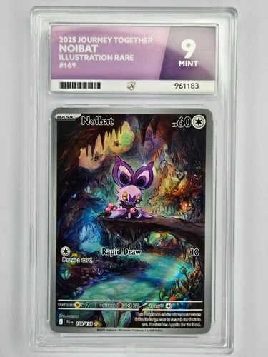 Pokemon Journey Together 169/159 Noibat IR Ace Grade 9
