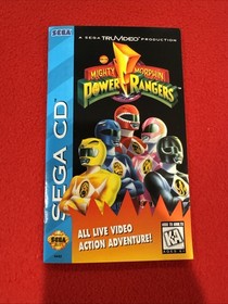 Mighty Morphin Power Rangers Sega CD 1995 US CIB Complete W/ Reg Card Minty Disc