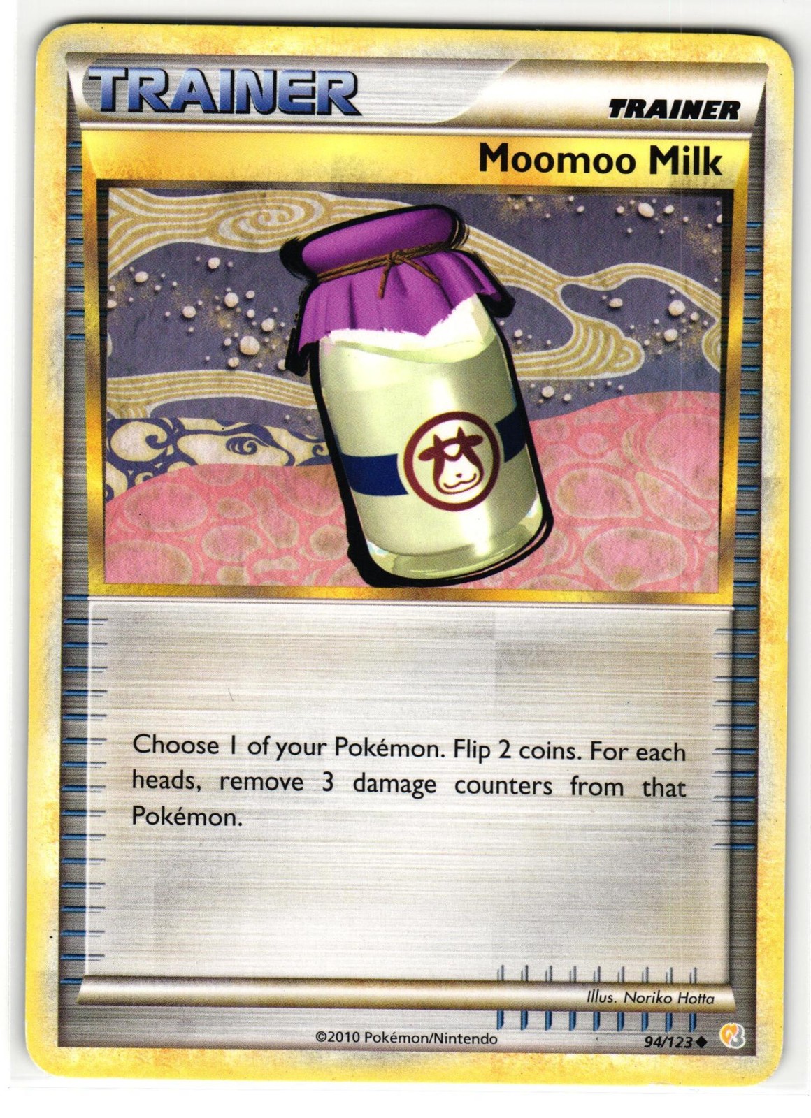 MOOMOO MILK 94/123 HEARTGOLD & SOULSILVER ENGLISH POKEMON TCG