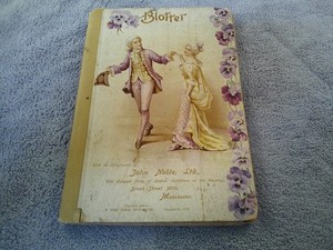 Antique Advertising Blotter Book advertising John Noble, Ltd Ladies Outfitters