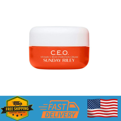 Sunday Riley C.E.O. Vitamin C Face Cream Rich Hydration Moisturizer