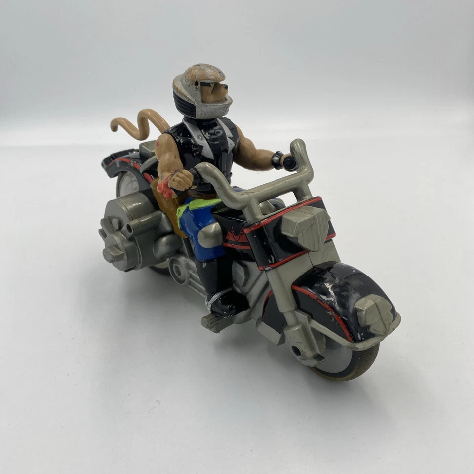 Motociclista Ratones de Marte Acelerador Blazin Cycle 1993 Vintage Juguete Galoob Sin Ripcord Foto 4 de 4
