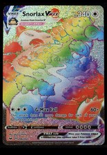 NM Snorlax Vmax Rainbow  206/202 Swsh01: Sword & Shield Holo Pokemon on eBay