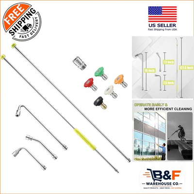 #ad Heavy Duty 120” Pressure Washer Extension with Quick Connect amp; Anti Slip Handle $71.54