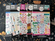 Set of 5 Happy Planner Lightly Used Sticker Books