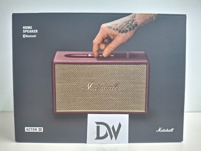 Marshall Acton 3 Burgundy Bluetooth Lautsprecher / Express / Original