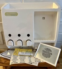 Better Living Ulti-Mate 3 Chamber Shower Dispenser - White Open Box 