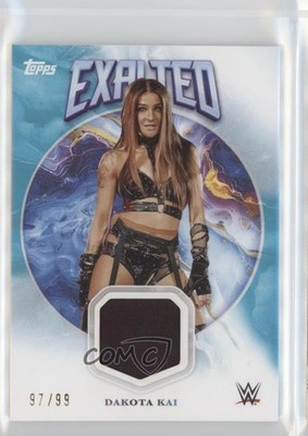 2025 Topps Exalted WWE Exalted Relics Aqua 97/99 Dakota Kai #ER-DKI 1s73