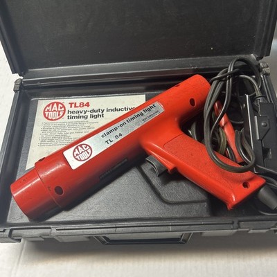 MAC Tools Inductive Clamp On Timing Light Case Cables TL84 (Untested)