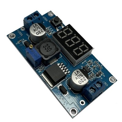 DCDC StepUps Converters Blue LED Voltages Display Precisions Control 40V