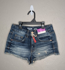 NEW Mossimo Juniors 3 High Rise Cut Off Short Shorts Cotton