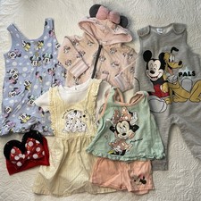 Disney Baby Girls Dress Sizes 18-24mo Lot 8pc Minnie Mickey Mouse 101 Dalmations