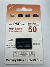 MS 64GB Memory Stick Pro Duo MARK2 for PSP 1000 2000 3000 Accessories/Camera Mem