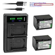 Kastar Battery LTD2 USB Charger for Sony NPFH70 DCR-DVD310 DCR-DVD403 DCR-DVD404