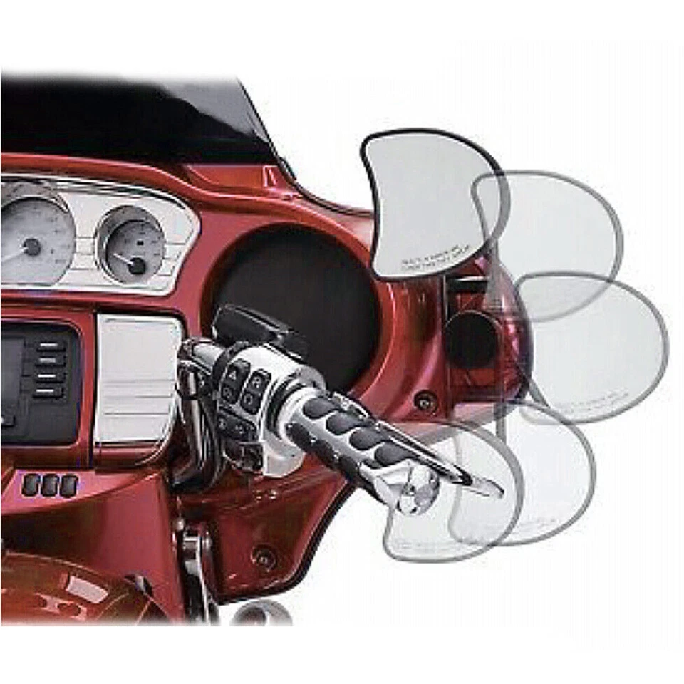 Adjustable Drop Mirror Relocator Mount For Harley Street Glide FLHX 2014-2025 Foto 3 de 4