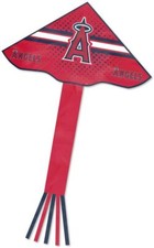Party Animal MLB Los Angeles Angels Unisex Kite with Long 52-inch Tail, Blue, 50