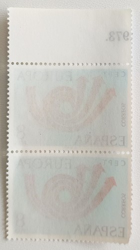 España Bloque de 2 Sellos Edifil 2126. Europa. - Imagen 2 de 2