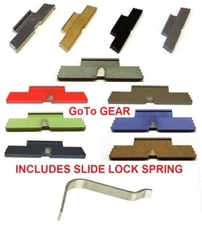 Extended Stainless Steel Slide Lock Lever Plus Spring For GLOCK 17 20 34 Gen 1-4