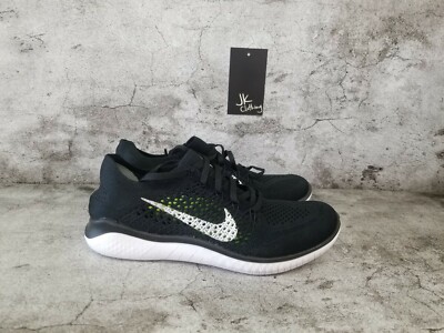 nike free rn flyknit 2018 white black
