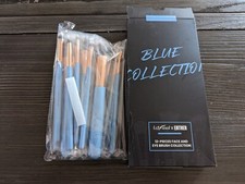 Enther  LaFeel Makeup Brush Set, Premium Cosmetic Wood Handle Brushes 12pcs for