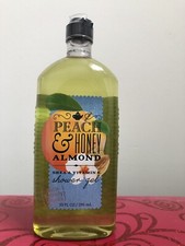 Bath  Body Works PEACH  HONEY ALMOND 10 oz Shower Gel SEALED RETIRED