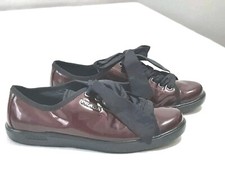 Sneakers Prada donna in vernice bordeaux – taglia 38