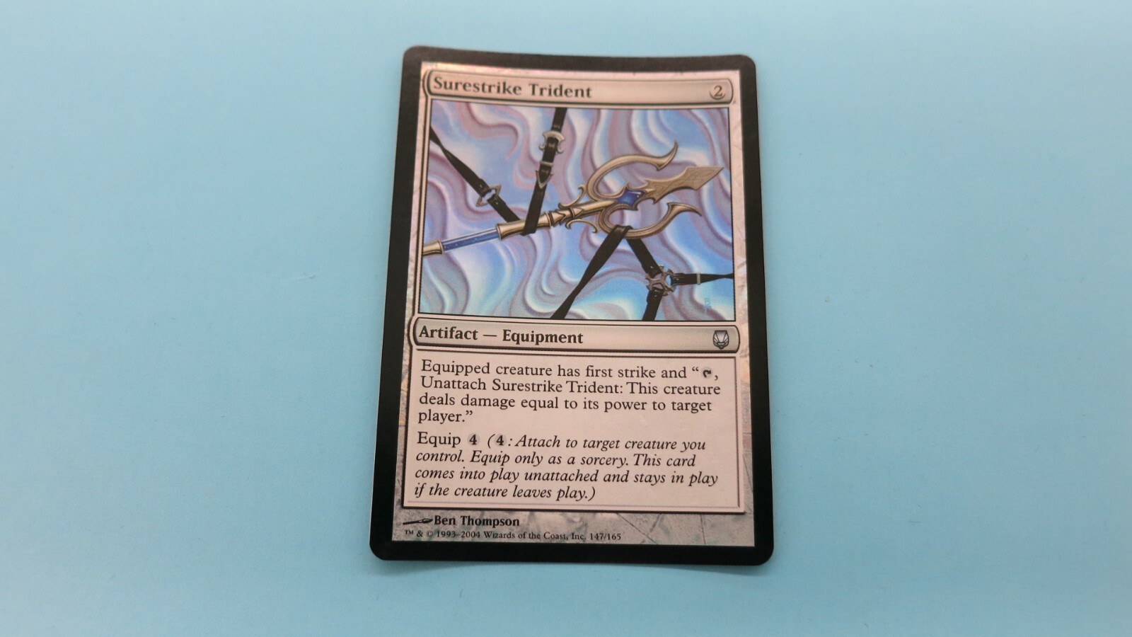 FOIL  SURESTRIKE TRIDENT  DARKSTEEL   MTG Magic the Gathering  NM / UNPLAYED