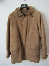 Giacca uomo in vero MONTONE color cammello TG 50