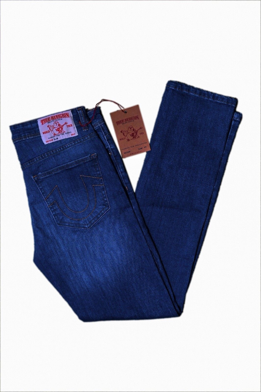 Men's True Religion Slim Stretch Denim Blue Jeans eBay